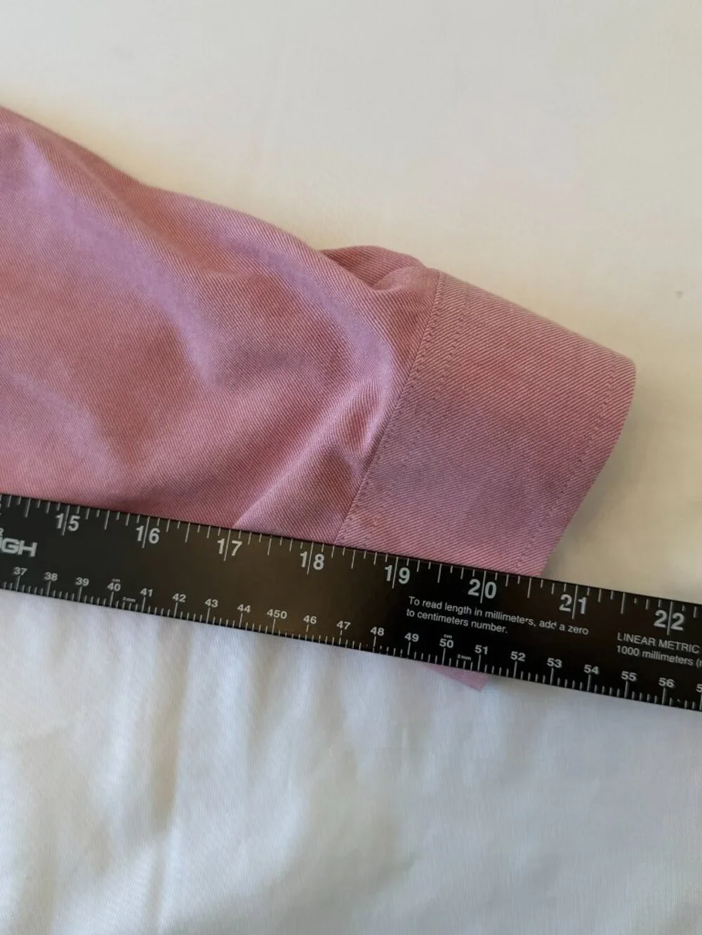 J.Crew Men Large Pink Button Down Shirt Cotton Twill Long Sleeve Flap Pocket